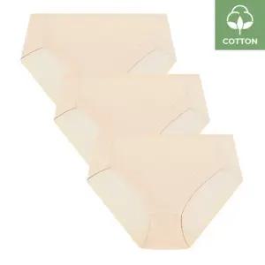 수아팜 주니어 코튼 스판 임파선 팬티 3매_스킨