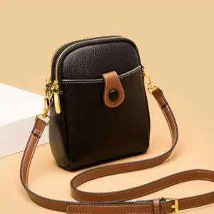 여성 소가죽 미니 크로스백 5컬러 부드러운 촉감 데일리 수납 심플디자인