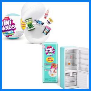 새로운 서프라이즈 인형 ZURU 미니 브랜드 냉장고 시리즈 슈퍼 미니 스낵 장난감 서프라이즈 볼