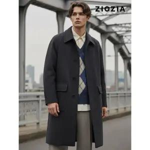 지오지아 [지오지아] [남녀공용]세미 오버 발마칸 코트 (ABC4CG3103)