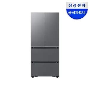 삼성전자 비스포크 RK70F49M2DD 490리터 스탠드형 4도어 김치냉장고 에센셜다크메탈
