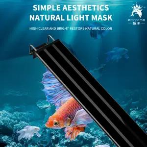 메탈라이트 어항조명 수초용 110V 220V LED 어항 조명 스탠드 수초 탱크 빨간색 녹색 파란색 색상 변경 가