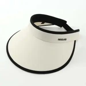 와이드 챙 냉감 쿨 돌돌이 밴드 버클 썬캡 (아이보리)