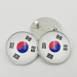 한국 국기 태극기 마크 뱃지 여행 브로치 (WFK907I)