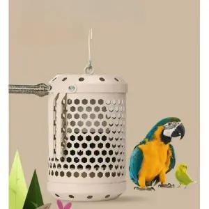 펫케어 앵무새 램프갓 새장 온열등 난방 축사 햄스터 베이지 갓+블랙 세라믹 25W+스탠다드