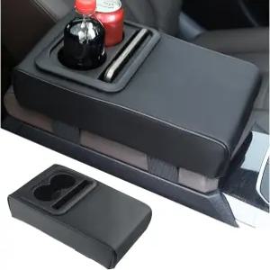 호환 오실리 카 센터 콘솔 팔걸이 베개컵 홀더 포함 가죽 미들 보호 쿠션폰 메모리 폼 자동 박스 커버 범용