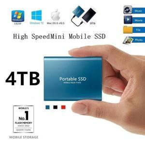 USB 3.14TB SSD 외장형 하드 드라이브 데스크탑 휴대 전화 노트북 고속 저장 메모리 스틱 용 모바일 솔리드