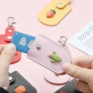 도어락 키 케이스 카드 USB 키링 고리 카드키 홀더 커버 현관 아파트 가죽 키케이스 RF