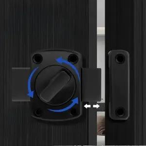 자체 잠금을 천공 핀이 없는 도어 잠금 장치