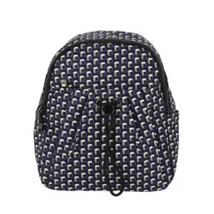 [지센] 모노 패턴 백팩 LAABP207_BL