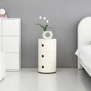 [하프클럽/]모듈 수납장 원형 조립식 선반장 3단 수납정리