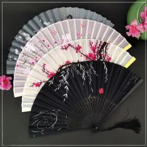 접이식 전통부채 휴대용부채 대나무 꽃부채 합죽선 선녀부채 대형부채