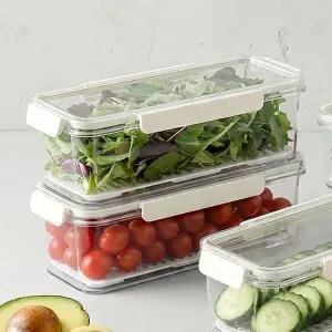 [히키스]HICKIES 밀프랩 투명 물빠짐 채반 식단관리용기 냉장고 야채 과일 신선보관