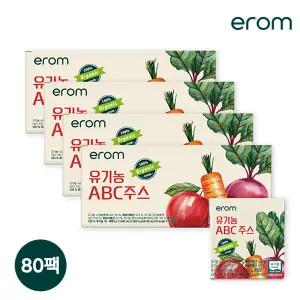 [임박][이롬] 유기농 ABC 주스 80팩(140ml x 20입 x 4) (소비기한 26.04)