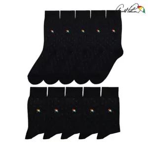 아놀드파마 남성 장목양말 발목긴 신사용 정장 양말 10족 세트 국산 선물