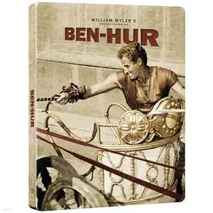 [Blu-ray] 벤허 (3Disc, 2 UHD + BD Bonus 4K UHD 스틸북 한정반) : 블루레이 /1/7 14시 오픈! (벤허 )