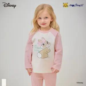 [몰리멜리] [디즈니]미스버니 리본래글런티셔츠