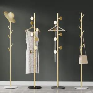 세련된 철제 옷걸이 인테리어 행거 공간 절약형스탠드 폴딩 가게 스탠 스틸 선반 다용도 정리 구성 이동식
