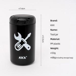 호환 KKX 미니 휴대용 사이클링 도구 캡슐 상자 방수 병 케이지 하드 키트 랙 보관 자전거 액세서리