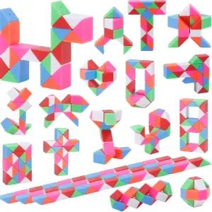 렌포드 미니 피젯 스네이크 큐브 장난감 30PCS 파티 를 위한 벌크-굿디백 스타킹 스터퍼 교실 보상을