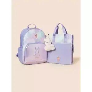 빈폴키즈 beanpolekids1 모노그램 몰드형 책가방 2SET 라이트 퍼플 BI61D4G08V