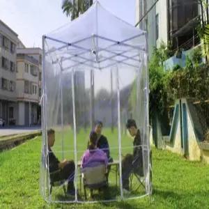 비닐 접이식 투명 천막 야외 테라스 휴대용