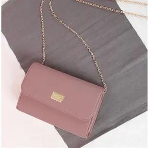 크로스백추천 크로스 체인줄 슬림 정장 하객룩 핸드백 가방 핑크