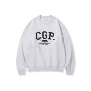 24년 기모 VER. CGP 아치 로고 맨투맨-멜란지 그레이 CBDWUTL200MG 413628