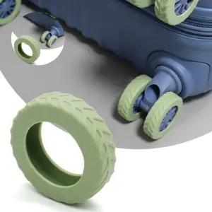 8개입 소형 캐리어 바퀴 커버 소음방지 보호 8p 슈즈