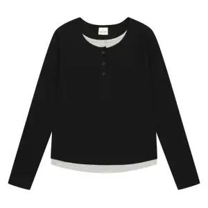 에꼴리에 틴톡 TC01 헨리넥 레이어드 슬림티  26OT452