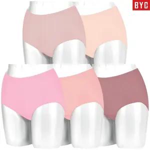 BYC 여성 순면 맥시 요일 팬티 5매입 P580