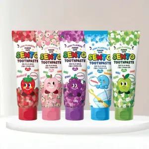 센토 주니어 세이프 구취케어 어린이치약 8개 4종 택1 포도 딸기 복숭아 사과 풍선껌향