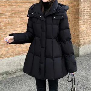 [예쎄] 후드 세로？팅 하프 패딩점퍼 (S5WPD005A)