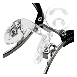 안경 코받침 투명 실리콘 패드 일체형 다리 연결 교체용 코패드 안경테 부품