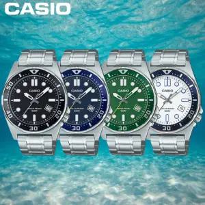 [카시오]다이버 베젤 아날로그 스포츠 남자 패션메탈시계