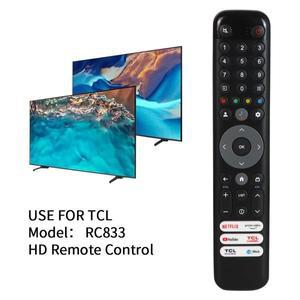 원격 제어 RC833 GUB1 TCL TV에 적합 C645 P745 C745 C845 음성 IR 없음
