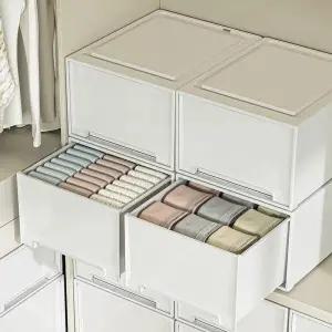 플라스틱 서랍형 수납함 옷장 정리함 옷 보관함 침실 정리 박스
