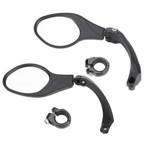 자전거 핸들 바 리뷰 산악 도로 사이클링 액세서리 용 후면보기 360 회전 거울