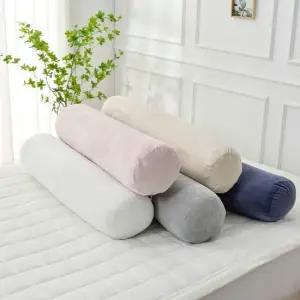 벨라 밍크극세사  부드러운 겨울 바디필로우커버 원형 100x20