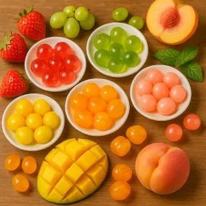 KOZED 까먹는 과일 과즙젤리 도시락 1kg 간식 탕비실