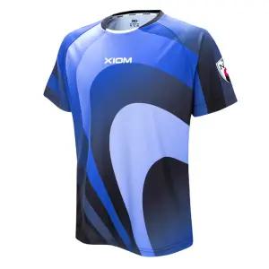 엑시옴 웨이브(WAVE) 탁구유니폼 상의_블루