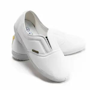 V자형 흰색 단화 학생 학교 실내화 병원 슬리퍼 간호사 레자 신발