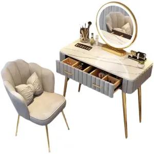 인조대리석 화장대 세트 고급 메이크업 테이블