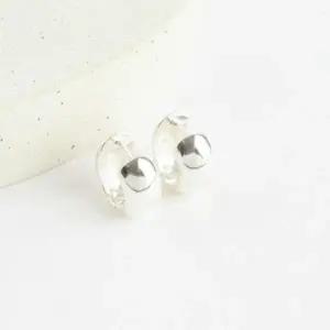 [다잇템] 여자 30대 클래식 은 실버925 볼드링 넓은 귀걸이_19922939_588872