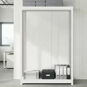 올메탈 철판수납장 MAX200 고하중 창고선반 2단 1500x600x2100