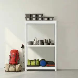 올메탈 철판수납장 MAX200 고하중 창고선반 3단 900x450x1800