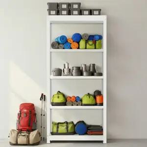 올메탈 철판수납장 MAX200 고하중 창고선반 5단 900x450x2100