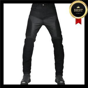 남성용 여름 메쉬 오토바이 바지 블랙 레트로 슬림핏 안티폴 모토크로스 레이싱 진 4 X CE 인증