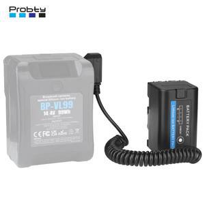 소니 BP U30 XDCAM EX PMW 100 Z280 EX280용 파워 케이블 D-Tap to 더미 배터리