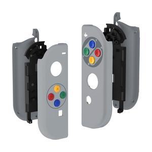 [호환품]닌텐도 호환 Switch JoyCon 및 OLED 풀 세트 버튼이 포함된 eXtremeRate 하우징 쉘 케이스 - SFC S